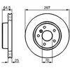 Disque de frein BD411 Bosch BD411