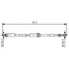 BOSCH Flexible de frein pour FORD: Ka (Ref: 1 987 476 066)