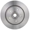 Bosch Jeu de 2 disques de frein, plein, Essieu arrière, par ex. pour Renault