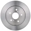 Bosch Automotive Jeu de 2 disques de frein, plein, Essieu arrière, par ex. pour Toyota