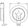 BOSCH Disques de frein pour LEXUS: IS (Ref: 0 986 479 657)