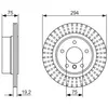 BOSCH Disques de frein pour BMW: Z4 (Ref: 0 986 479 670)