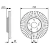 Disque de frein BD1506 Bosch BD1506