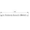 Contact d'avertissement, usure des plaquettes de frein AP822 Bosch AP822