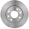 Bosch Jeu de 2 disques de frein, plein, Essieu avant, par ex. pour Opel