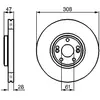 Disque de frein BD1068 Bosch BD1068