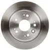 Bosch Automotive Jeu de 2 disques de frein, plein, Essieu arrière, par ex. pour Honda