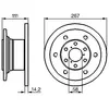 Bosch 1 Disque De Frein Bosch 0986478742