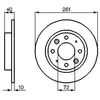 Disque de frein BOSCH 0 986 479 018 (Vendu à l'unité) - Réf. 0986479018