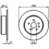 BOSCH Disques de frein pour TOYOTA: Avensis (Ref: 0 986 479 243)