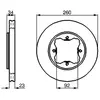 Disque de frein BD490 Bosch BD490