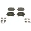 Jeu de 4 plaquettes de frein BOSCH 0 986 494 731 Essieu arrière, noir