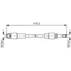 Flexible de frein BOSCH 1 987 481 674