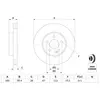 Disque de frein BD2189 Bosch BD2189