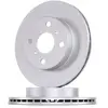 Bosch Jeu de 2 disques de frein, ventil, Essieu avant, par ex. pour Toyota