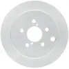 Bosch Jeu de 2 disques de frein, plein, Essieu arrière, par ex. pour Subaru
