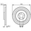 BOSCH Disques de frein pour AUDI: S8, A8 (Ref: 0 986 479 A31)