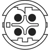 Bosch 0258010412 - Sonde Lambda avec Connecteur Spécifique au Véhicule