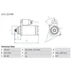 Démarreur 2507 Bosch 2507