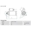 Jeu de douilles de guidage, étrier de frein BOSCH 1 987 470 615 Essieu arrière