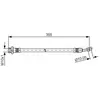 Flexible de frein BOSCH 1 987 481 499