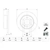Disque de frein BOSCH 0 986 479 H06