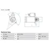 BOSCH Démarreur pour HYUNDAI: i20, Elantra, Veloster, Accent, i40 & KIA: Rio, Soul, Carens (Ref: 0 986 027 220)