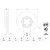 OSRAM BOSCH Disques de frein pour FORD: Transit/Tourneo (Ref: 0 986 479 F46)