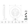 Disque de frein BOSCH 0 986 479 F71