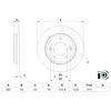 Disque de frein BOSCH 0 986 479 G29 arrière, plein, 1 pièce