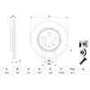 Disque de frein BOSCH 0 986 479 F85