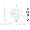Disque de frein BOSCH 0 986 479 G13 (Vendu à l'unité) - Réf. 0986479G13