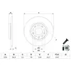 BOSCH Disques de frein pour JEEP: Cherokee (Ref: 0 986 479 G21)