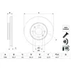 Disque de frein BD2774 Bosch BD2774