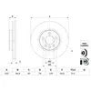 BOSCH Disques de frein pour VOLKSWAGEN: Amarok (Ref: 0 986 479 F04)