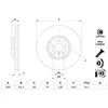 BOSCH Disques de frein pour BMW: X6, X5 (Ref: 0 986 479 E83)