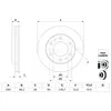 Disque De Frein Fiat; Mitsubishi Bosch Bd2790