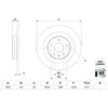Disque de frein BD2776 Bosch BD2776