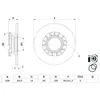 BOSCH Disques de frein pour FORD: Transit/Tourneo (Ref: 0 986 479 F62)