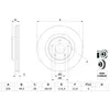 BOSCH Disques de frein pour INFINITI: Q50 (Ref: 0 986 479 F33)
