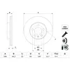 Disque de frein BD2777 Bosch BD2777