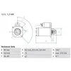 BOSCH Démarreur pour MINI: MINI & BMW: X1, Série 2 (Ref: 0 986 025 000)