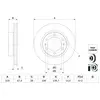 BOSCH Disques de frein pour TOYOTA: Hilux (Ref: 0 986 479 G19)