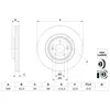 BOSCH Disques de frein pour HYUNDAI: i30 (Ref: 0 986 479 G26)