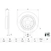 BOSCH Disques de frein pour OPEL: Insignia (Ref: 0 986 479 F83)