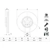 BOSCH Disques de frein pour BMW: X6, X5 (Ref: 0 986 479 E84)