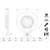 Disque de frein BOSCH 0 986 479 H39