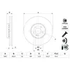Disque de frein BD2993 Bosch BD2993