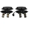 BOSCH Plaquettes de frein X4 pour VOLKSWAGEN: Caddy, Golf & AUDI: S3, A3 & SKODA: Octavia & CUPRA: Leon & SEAT: Leon (Ref: 0 986 460 072)