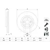Disque de frein BOSCH 0 986 479 G93